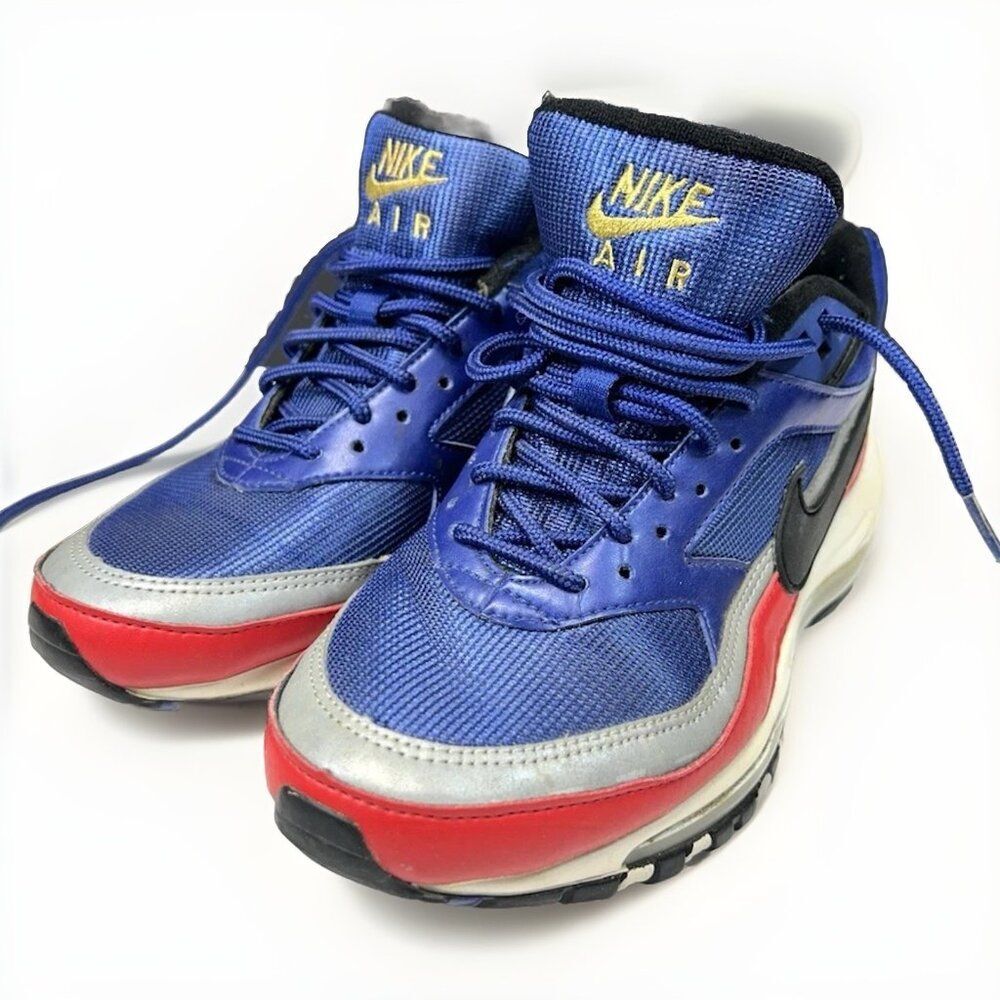 Nike Air Men's Blue/Red Athletic Sneakers